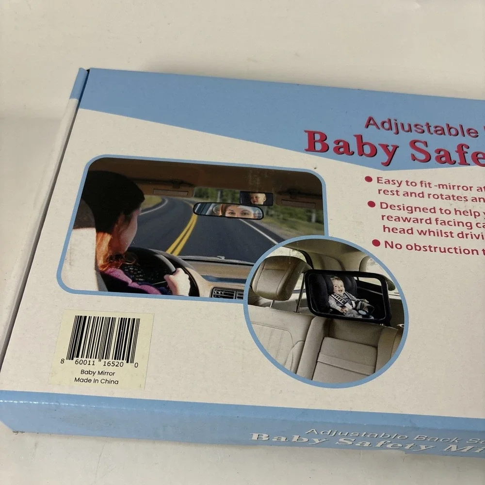 Adjustable Back Seat Baby Mirror